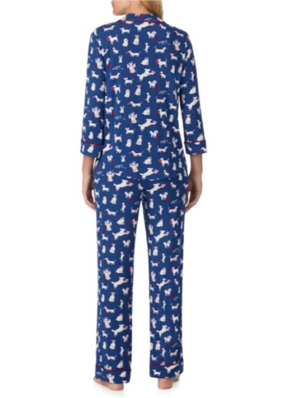 NWT Kate Spade Puppy Love Pajama Set - Picture 3 of 12